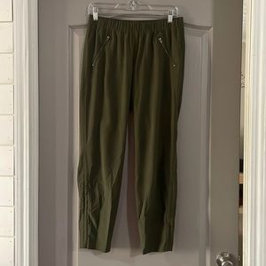 Athleta Army Green Joggers Size 6
